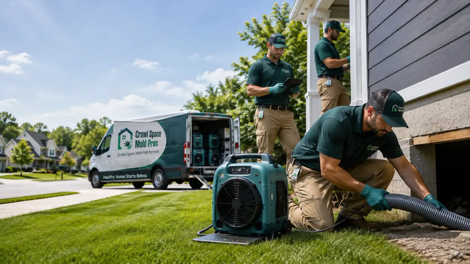 Crawl Space Mold Removal in Prairie City, IA